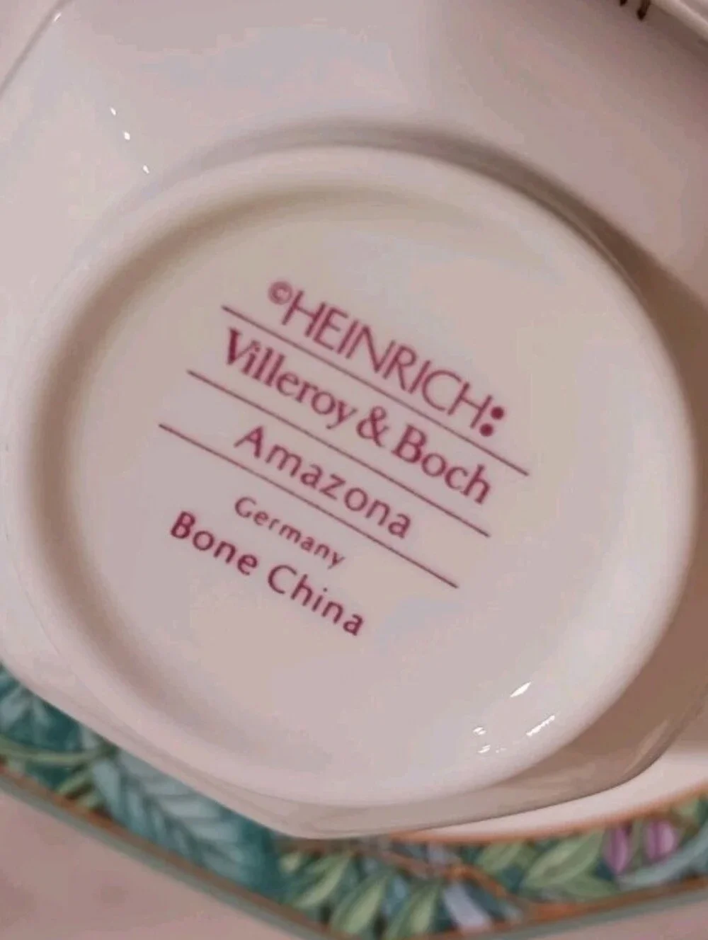 Heinrich Villeroy & Boch 8-PC Amazona Tea Cup & Saucer Set